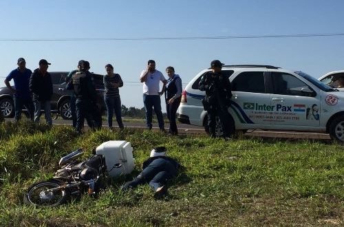Motociclista é executado com nove tiros na fronteira A vítima era de nacionalidade paraguaia. Porã News.