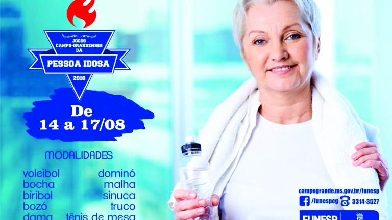 Com 380 atletas, Funesp realiza a 17ª edição dos jogos campo-grandenses para terceira idade Com 380 atletas, Funesp realiza a 17ª edição dos jogos campo-grandenses para terceira idade