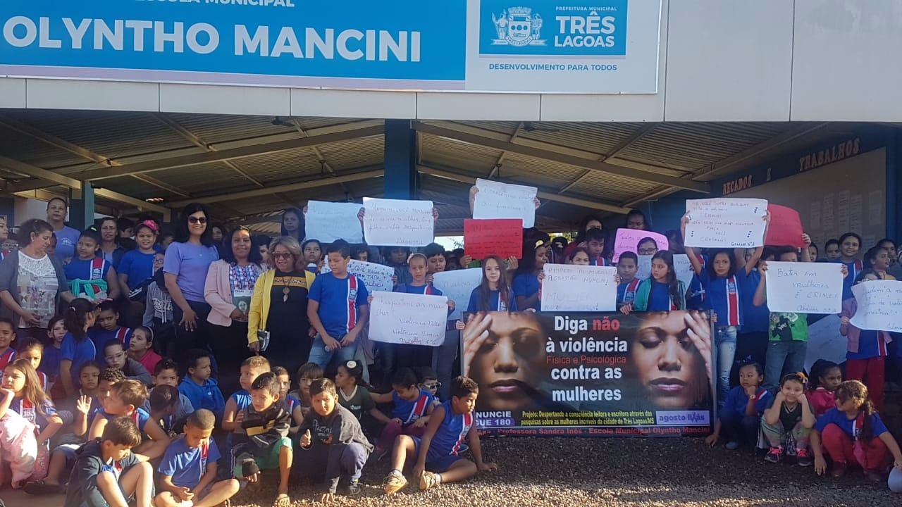 Alunos promovem projeto que aborda violência, feminicídio e determinação em Três Lagoas Divulgação