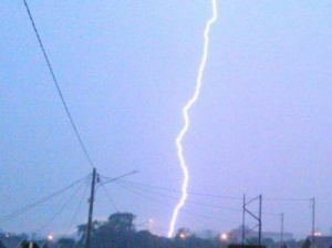 A imagem foi registrada pela leitora do Caarapó News, Rafaela Schedler, na última quarta-feira.
