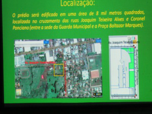 Local onde será construída a nova Casa de Leis