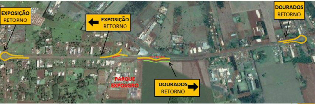 Vai à Expoagro? Veja como vai funcionar o trânsito próximo ao Parque de Exposições