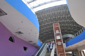 Durante a vistoria técnica, João Onofre estimou que as obras terminem em 4 meses (Foto: Alcides Neto)