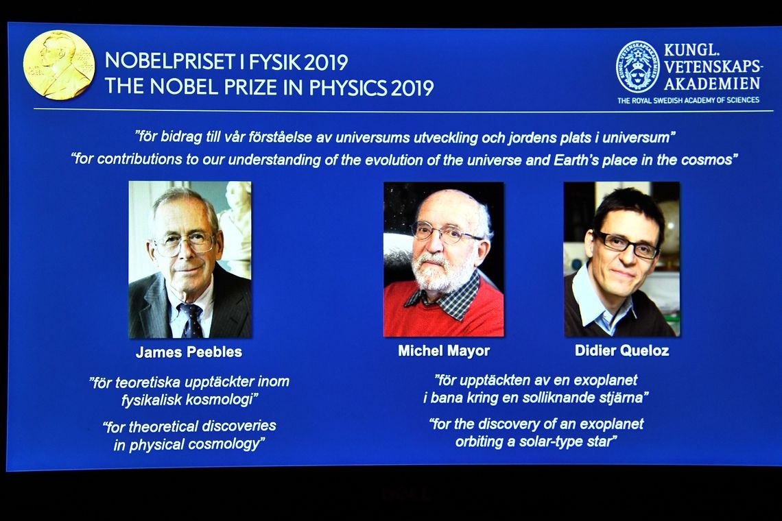 Estudo sobre origem do universo dá Nobel de Física a 3 cientistas Reuters