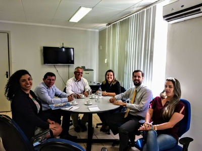 Vereadores participam de reunião na Controladoria Geral da União em Campo Grande (Foto: Assessoria)
