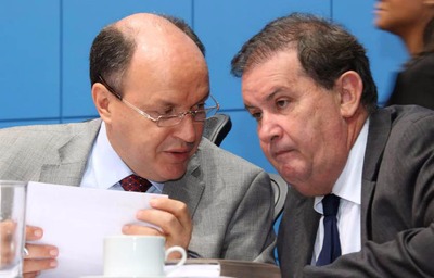 Mochi e Rocha estão deixando comando do partido e da bancada para ficarem independentes - Foto: Victor Chileno/ALMS
