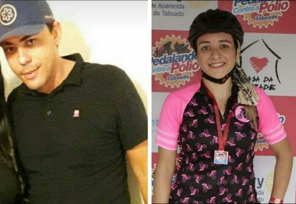 O correto de imóveis Fernando Enrique Freitas e a Regianni Araujo, de 32, assassinados pelo policial Lúcio Roberto Queiroz Silva. Facebook / Reprodução