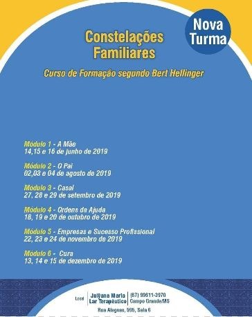 Formação em Constelações Familiares começa nesta sexta-feira na Capital