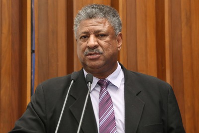 João Grandão fala da audiência pública sobre a paralisação das obras de duplicação da BR-163
Foto: Victor Chileno 