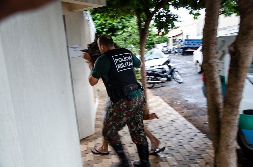  Ele estava escondido em uma propriedade rural. Pablo Nogueira/Interativo MS