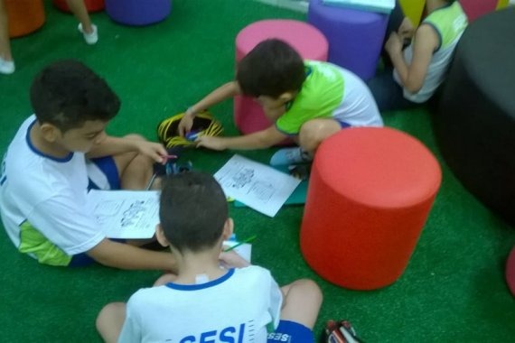 Escola do Sesi de Dourados promove atividades em comemoração ao Dia da Escola Escola do Sesi de Dourados promove atividades em comemoração ao Dia da Escola