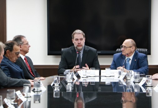 Presidente do STF e CNJ destaca justiça acessível e eficiente em visita ao TJMS Presidente do STF e CNJ destaca justiça acessível e eficiente em visita ao TJMS