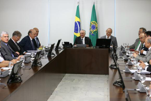 Temer reúne ministros para discutir plano de  controle nas áreas de fronteira    (Foto: Valter Campanato/Agência Brasil)