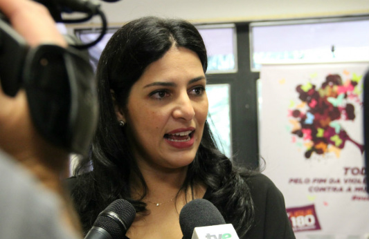 Subsecretária de Políticas Públicas para as Mulheres, Luciana Azambuja Roca/ Foto: Chico Ribeiro

