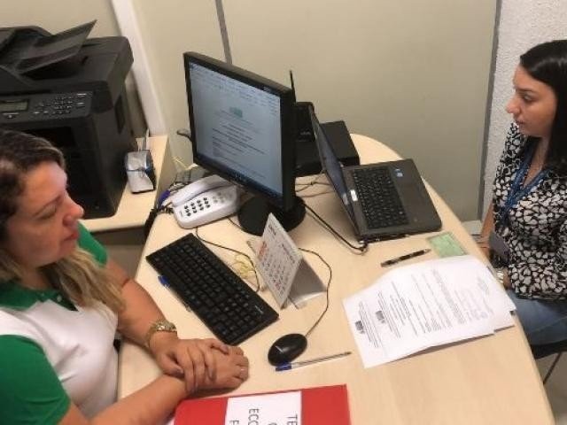 Atendimento realizado no Procon. Foto: Procon/Divulgação