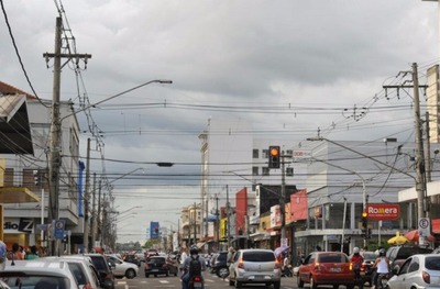 Centro de Campo Grande; fiação será subterrânea (Foto: Arquivo)
