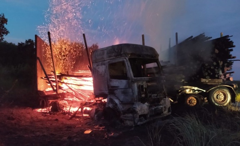 Acidente foi na BR-158, em Brasilândia. Corpo de Bombeiros