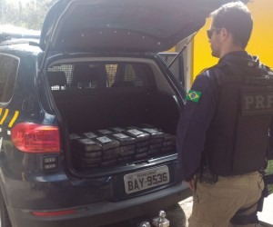 PRF intercepta mais de R$ 11 milhões em cocaína saída de MS PRF intercepta mais de R$ 11 milhões em cocaína saída de MS