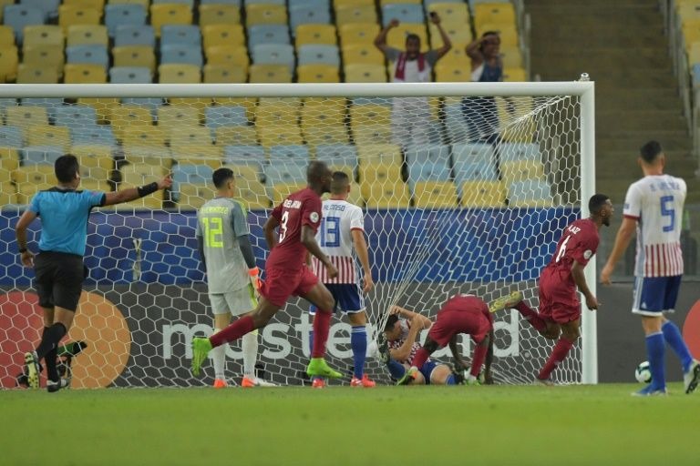 Qatar busca empate e surpreende Paraguai no Maracanã Yahoo Esportes
