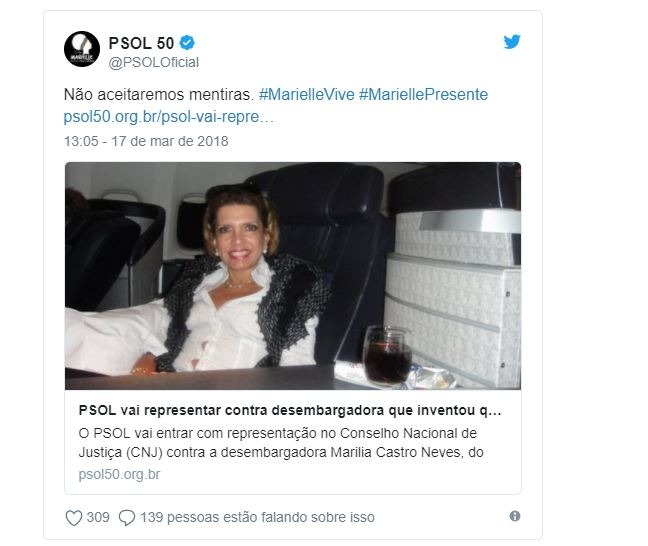 PSOL vai entrar com representação no CNJ contra desembargadora PSOL vai entrar com representação no CNJ contra desembargadora