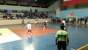 Copa Morena de futsal em Nioaque (Foto: Mariana Cintra/TV Morena)
