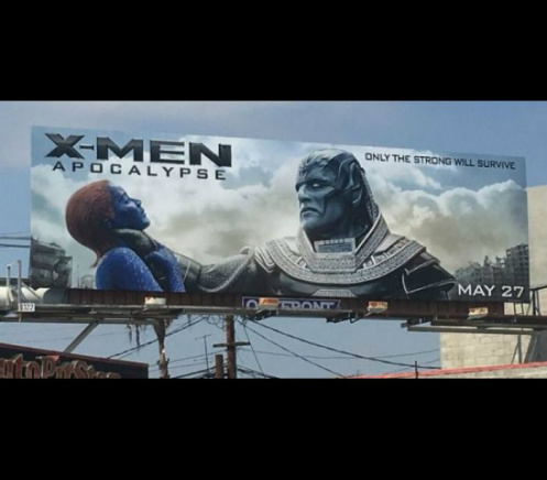 Após polêmica, Fox pede desculpa e remove cartaz de ‘X-Men: Apocalypse’ Reprodução
