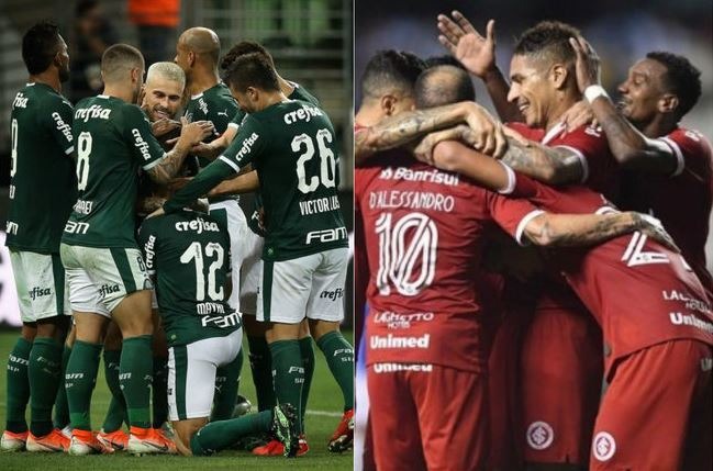 Palmeiras busca alcançar líder Santos; confira as demais partidas Colagem R7/ Instagram