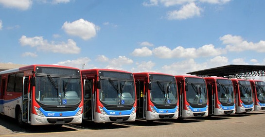Novos ônibus começam a chegar e devem circular em 15 dias, segundo Consórcio Guaicurus Novos ônibus começam a chegar e devem circular em 15 dias, segundo Consórcio Guaicurus