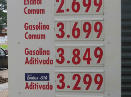 Em Dourados, Gasolina é encontrada em média a R$ 2,70 (Foto: Divulgação Gizele Almeida)
