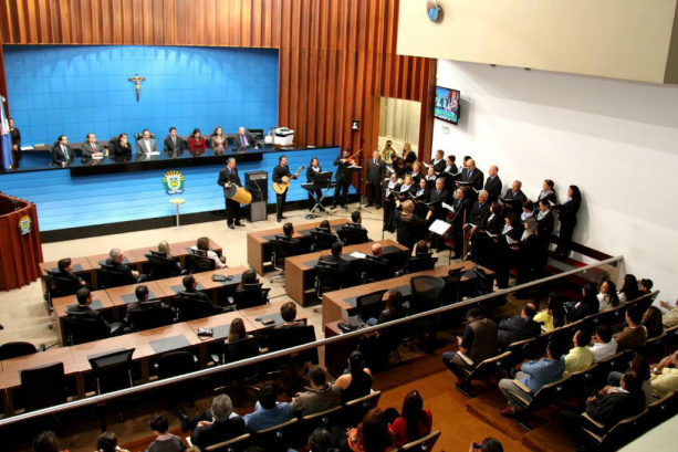 Solenidade na ALMS homenageia os 50 anos da Zootecnia no Brasil Sessão solene foi proposta pelo deputado Felipe Orro
Foto: Wagner Guimarães AL/MS