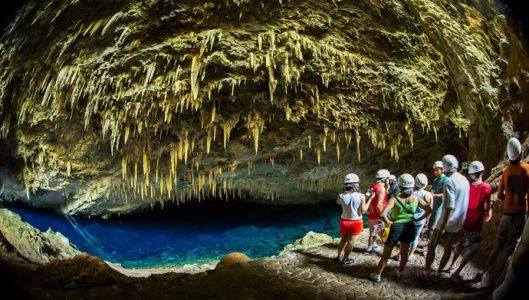 Gruta do Lago Azul, em Bonito (Foto: Divulgação/Embratur)
