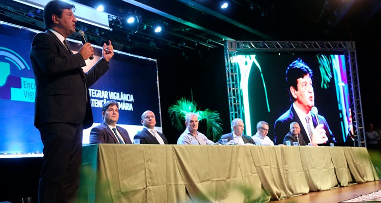 Ministro esteve presente durante abertura do Encontro Estadual de Vigilância em Saúde. Erasmo Salomão / ASCOM MS 