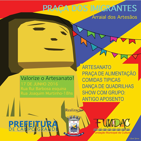 Festa será realizada a partir das 18 horas 
