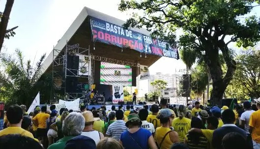 Polícia Militar garante tranquilidade na Manifestação com "Operação Brasil Democrático lll" Foto Divulgação PM/MS