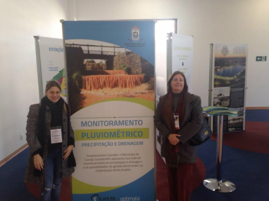 Técnicas do Planurb que participam da Feira internacional em SP
