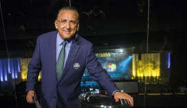 Locutor levou situação na esportiva
Foto: João Miguel Junior/Rede Globo / Divulgação