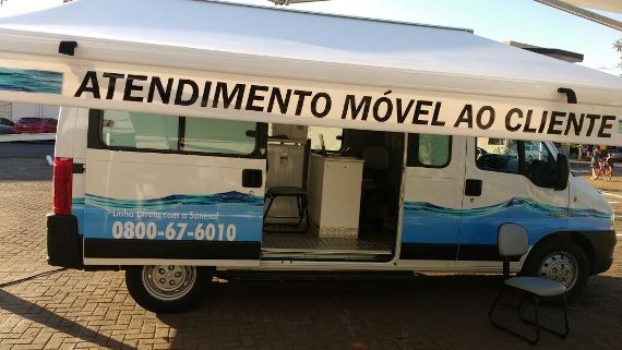 Sanesul participa da Campanha “Saindo do Sufoco” em Ponta Porã Unidade móvel garante maior comodidade aos atendimento