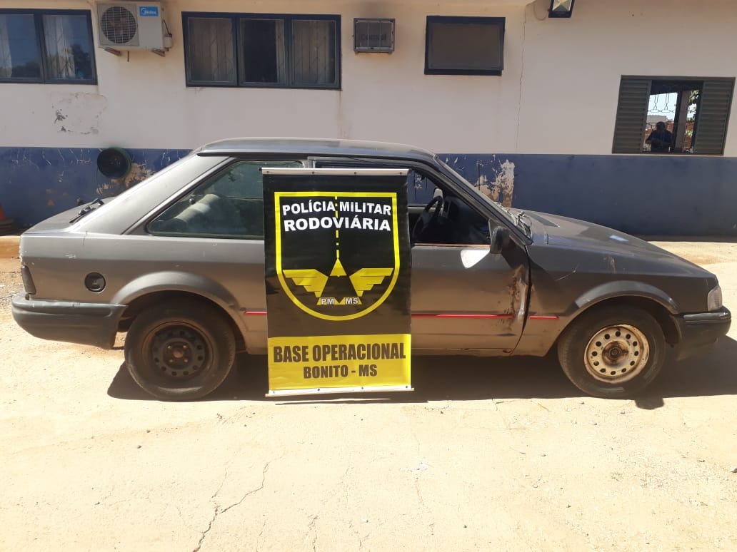 Polícia Militar Rodoviária recupera veículo na MS-339