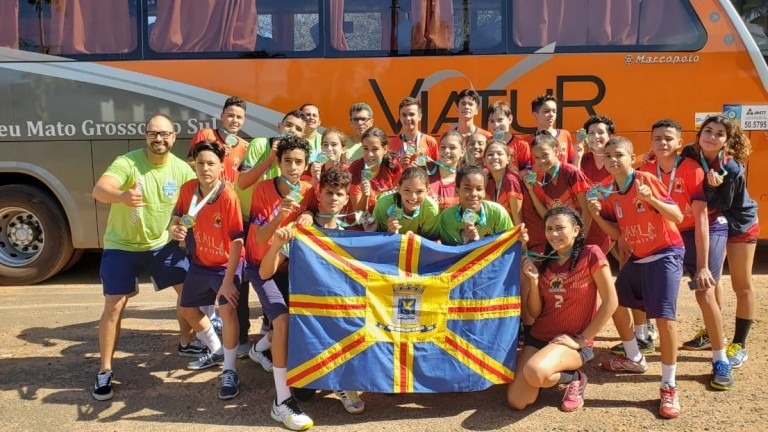 Times de handebol de Campo Grande são campeões nos jogos escolares da juventude
