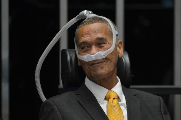 General Eduardo Villas Bôas, durante sessão especial em sua homenagem, no Senado Federal, em agosto. Rodrigues Pozzebom/Agência Brasil