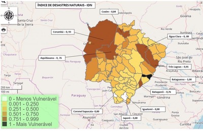 Software que ajuda a prevenir desastres naturais será usado pela Defesa Civil em MS Software possui informações detalhadas sobre vulnerabilidade dos municípios em relação às questões climáticas.