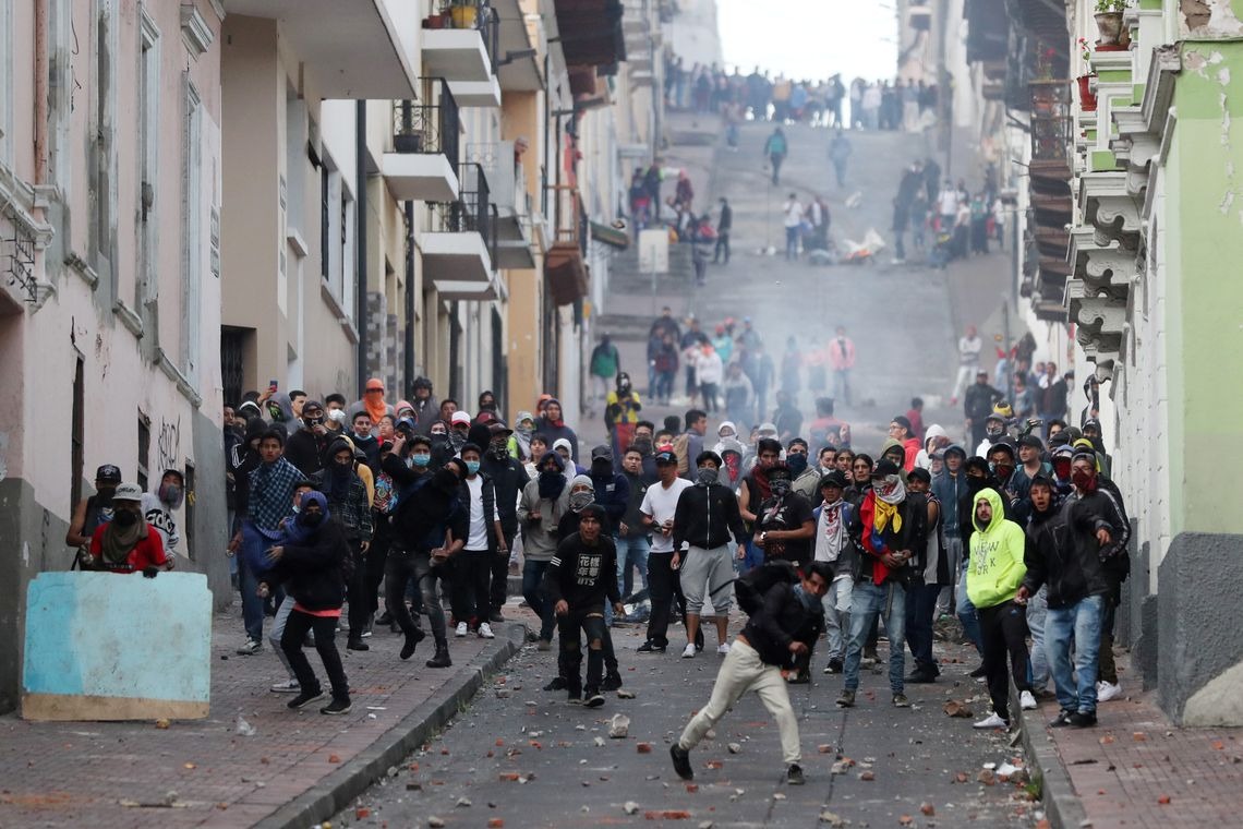 Mercosul e Prosul apoiam governo do Equador e pedem fim dos protesto IVAN ALVARADO