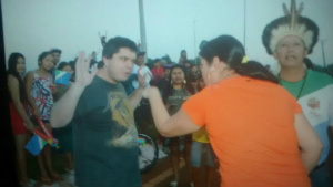 Indígenas e manifestantes se desentenderam no local - Foto: Reprodução