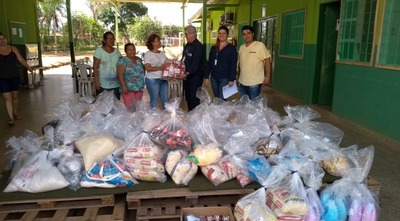 Em quatro meses, AEM doa 747 Kg de alimentos e produtos de limpeza para o Rede Solidária