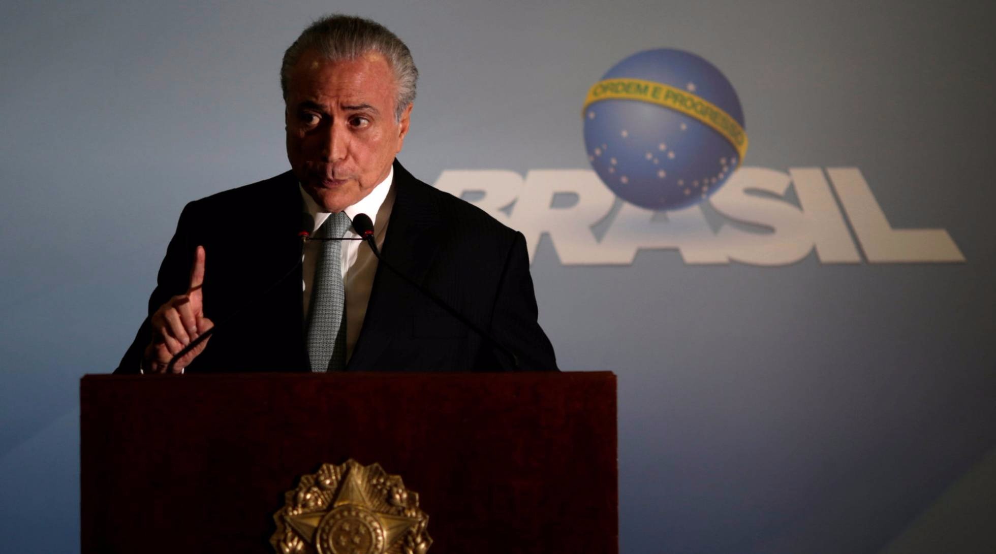 A delação da JBS devasta Temer Michel Temer em pronunciamento no dia 18. UESLEI MARCELINO - REUTERS