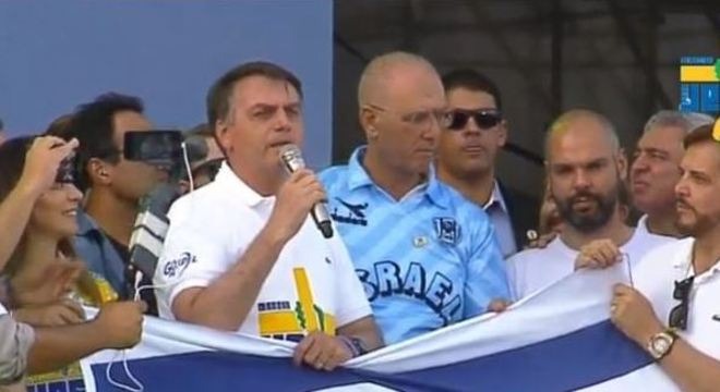 Em discurso, Bolsonaro diz que evangélicos foram decisivos para mudança do país. Reprodução Youtube