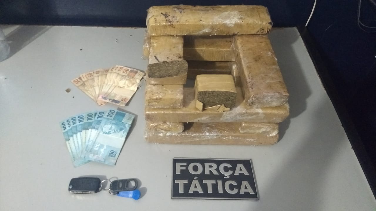 Homem é preso transportando maconha de um bairro para outro em Campo Grande Divulgação