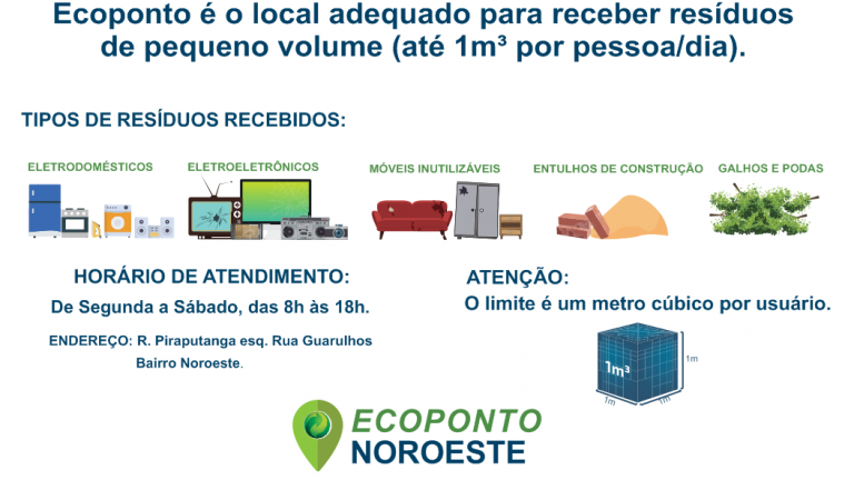 Segundo ecoponto da Capital será inaugurado nesta sexta-feira Segundo ecoponto da Capital será inaugurado nesta sexta-feira