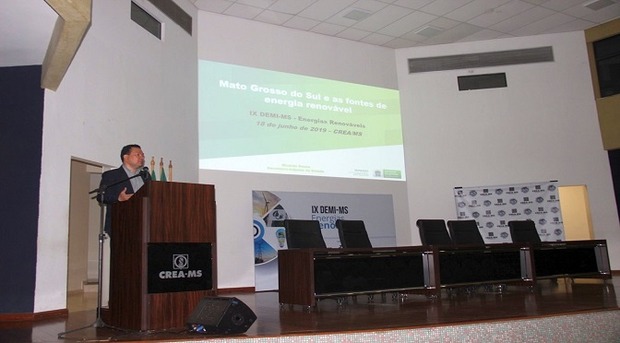 Governo destaca ações para fomentar uso de fontes energia renovável em evento no Crea-MS Governo destaca ações para fomentar uso de fontes energia renovável em evento no Crea-MS