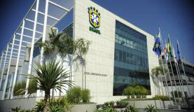 Sede da CBF na Barra da Tijuca, no Rio de Janeiro. Local da reunião com a participação de 20 presidentes de clubes e parlamentares para discutir medidas para o saneamento financeiro dos clubes  Arquivo Agência Brasil